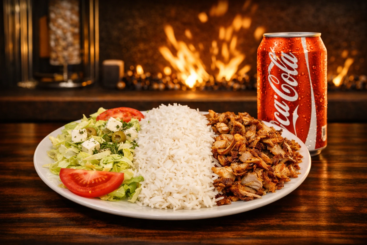 9 - Menú PLATO KEBAB Y ARROZ